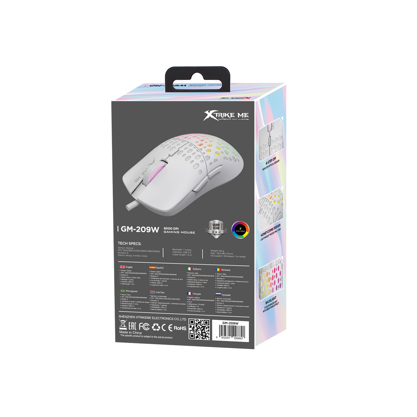XTRIKE ME GM209W RGB GAMING MOUSE