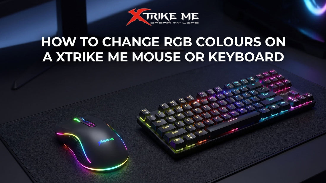 How to Change RGB Colours on a Xtrike Me Mouse or Keyboard