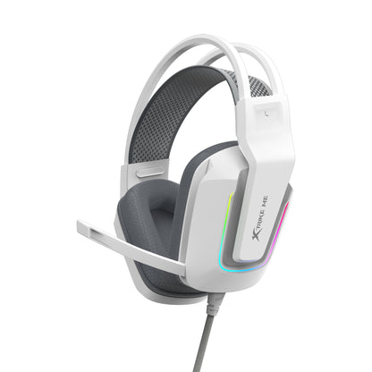 XTRIKE ME GH712 RGB GAMING HEADSET WITH NOISE REDUCTION MICROPHONE BLACK