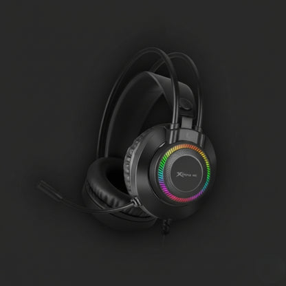 XTRIKE ME GH-509 WIRED STEREO GAMING HEADSET WITH MICROPHONE AND RGB BACKLIGHT BLACK