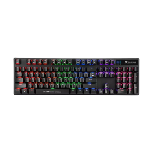 Xtrike Me Gk-980 En Wired Mechanical 104-key Rainbow Backlighting Keyboard