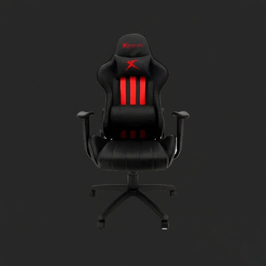 XTRIKE ME GC-905 BK ERGONOMIC ADJUSTABLE GAMING CHAIR CASTER WHEELS BLACK