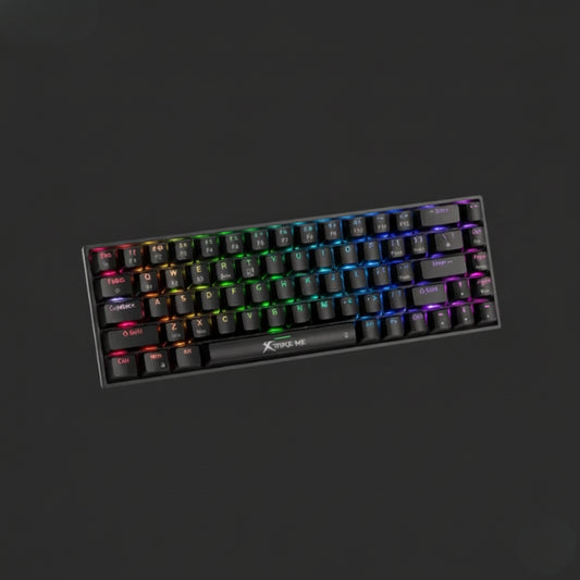 Xtrike Me Gk-994w Rgb 68 Key Bt 2.4ghz Wireless Gaming Keyboard Black