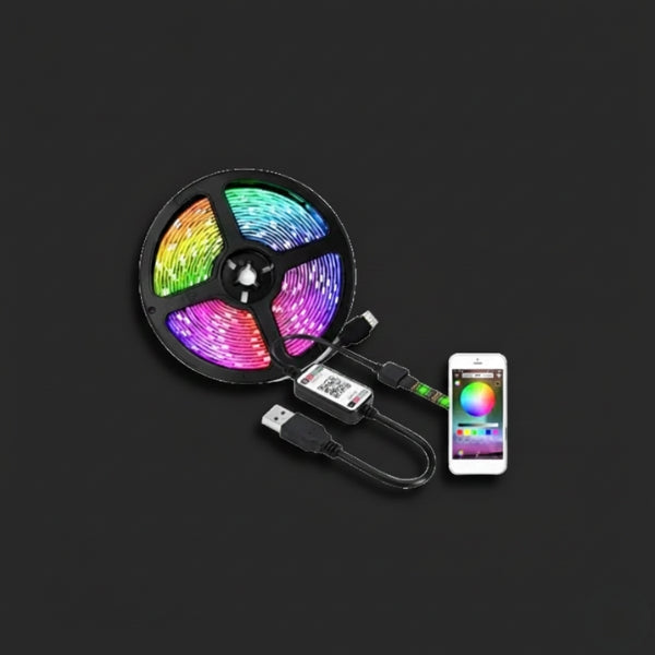 Xtrike Me HT-5050-B3 RGB LED Strip | App-Controlled Lighting – xtrike-me.pk
