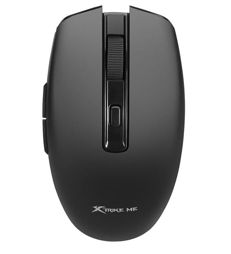 Black computer mouse with 'Xtreme Me'