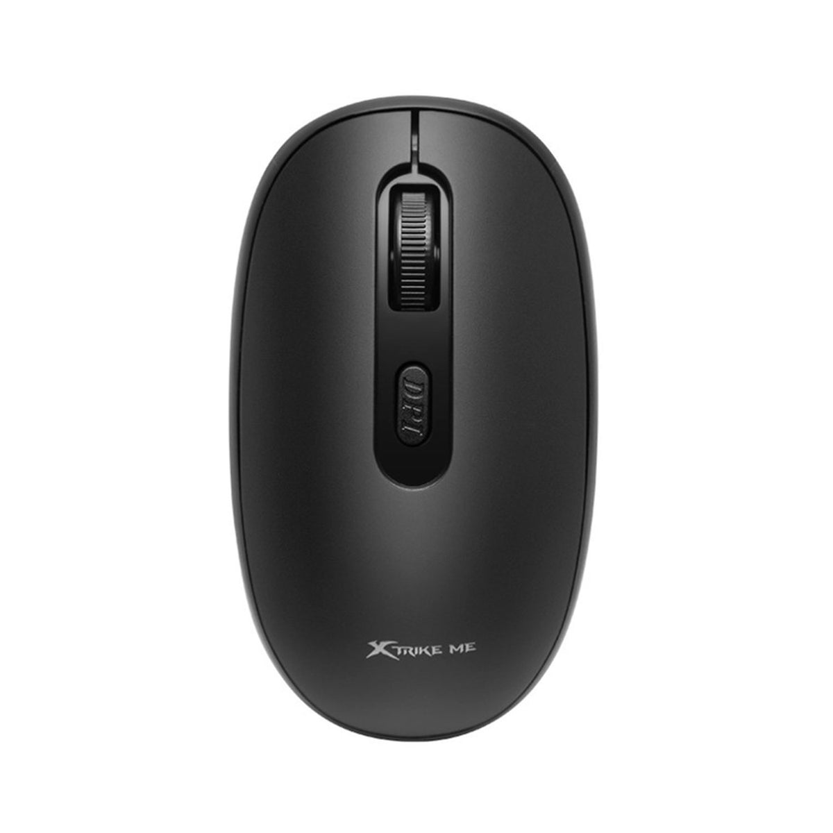 Black computer mouse with 'Xtreme Me'