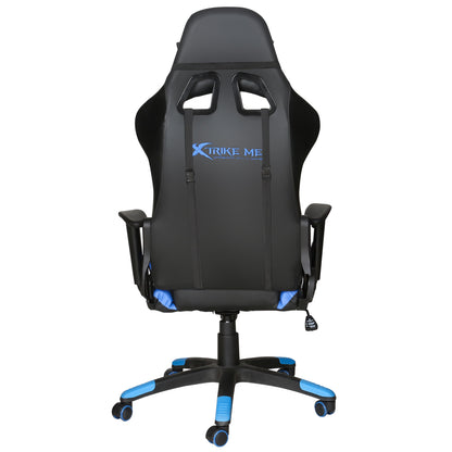 XTRIKE ME GC-905BK Gaming Chair - Modern Recliner with Cushion and Caster Wheels