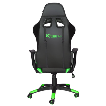 XTRIKE ME GC-905BK Gaming Chair - Modern Recliner with Cushion and Caster Wheels