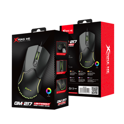 Xtrike Me Gm-217 Rgb Gaming Usb 6 Buttons Wired Mouse