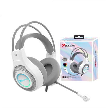 Xtrike Me GH-515W RGB headset, white finish