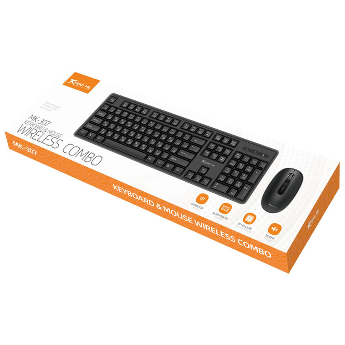 Keyboard and mouse wireless combo set