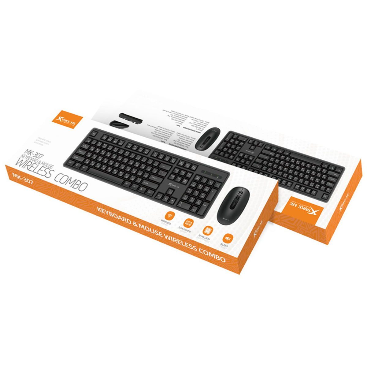 Keyboard and mouse wireless combo set