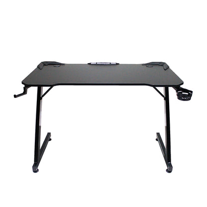 Xtrike Me Dk-02 Ergonomic Computer Desk With Headphone Hook And Cup Holder Z-shaped Legs Black