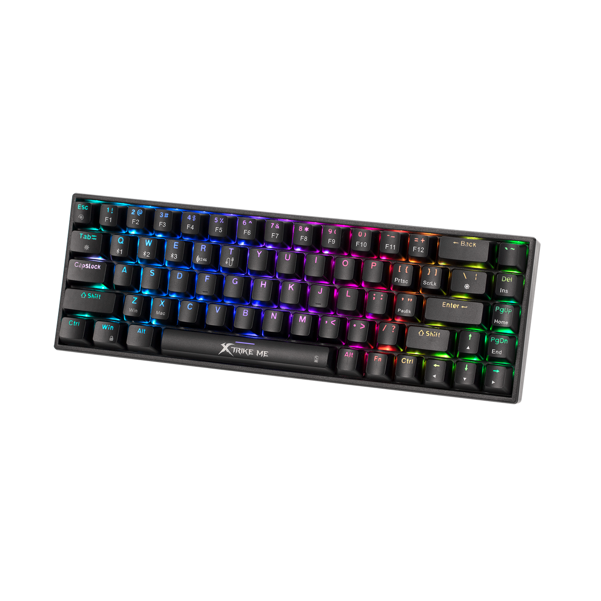 Mechanical keyboard with RGB lighting