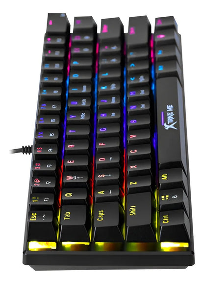 Mechanical keyboard with RGB lighting