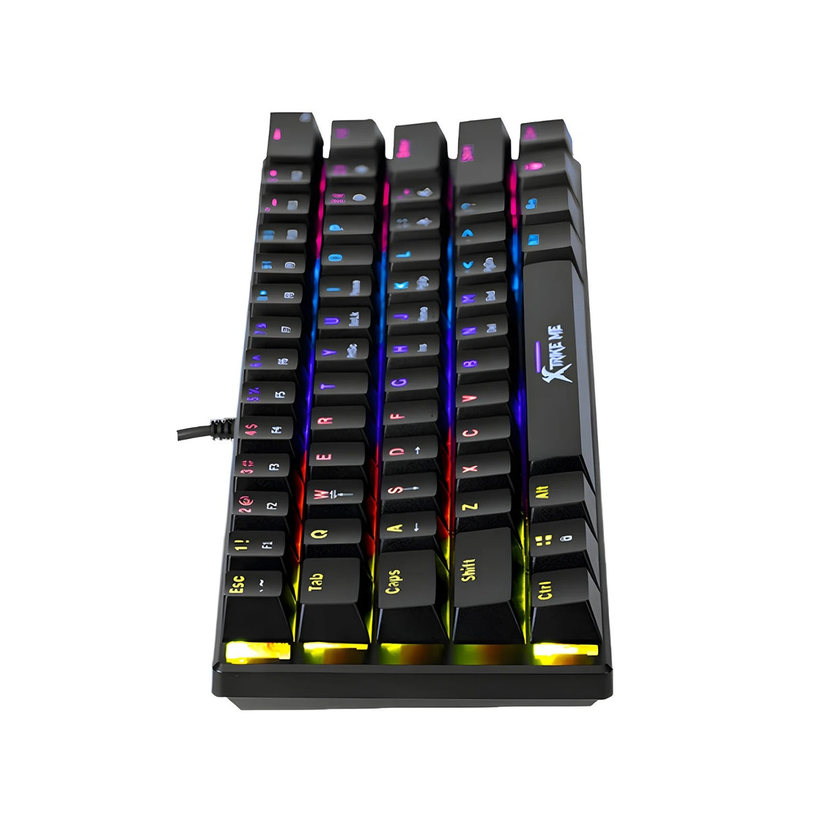 Mechanical keyboard with RGB lighting