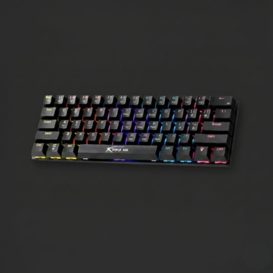 Xtrike Me GK-916 rainbow mechanical gaming keyboard 61 keys