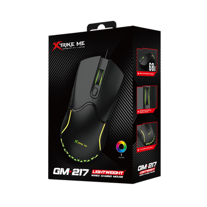 Xtrike Me GM-217 gaming mouse packaging