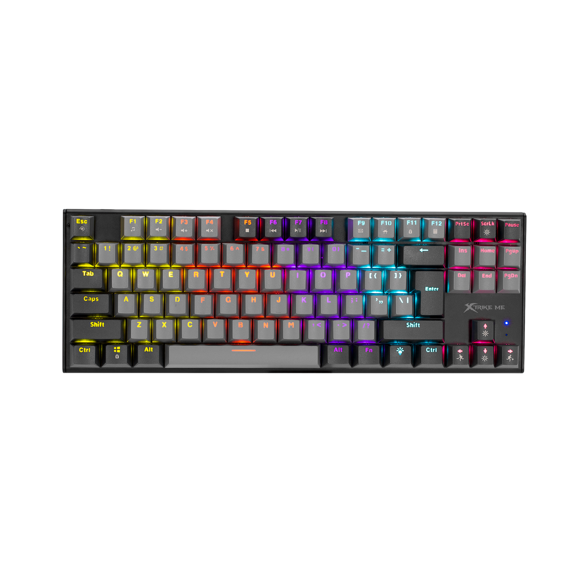 Xtrike Me GK-989A mechanical gaming keyboard top view