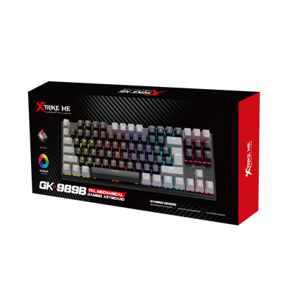 Xtrike Me GK-989B TKL mechanical gaming keyboard packaging box
