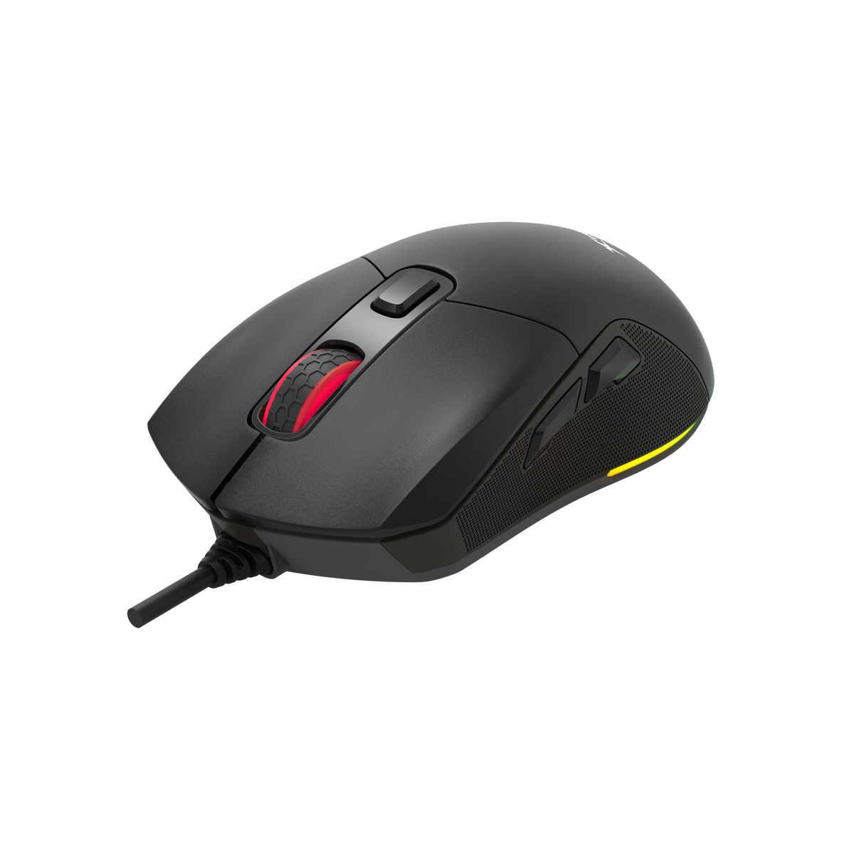 Xtrike Me gaming mouse front angled view
