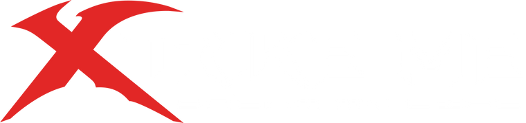 Official Xtrike Me gaming accessories brand logo in red and white